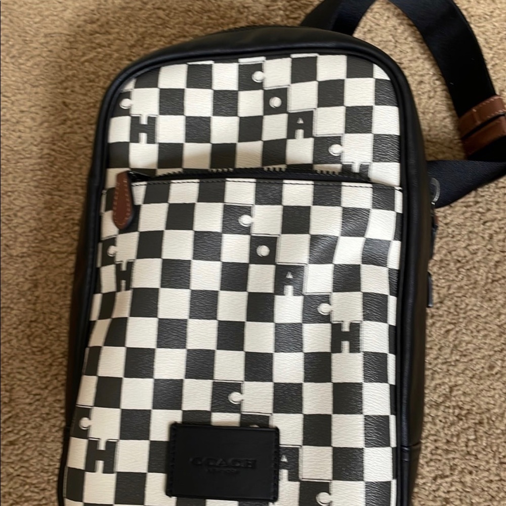 Coach sling backpack authentic